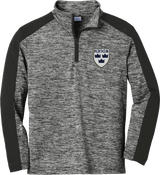 North Jersey Kings Youth PosiCharge  Electric Heather Colorblock 1/4-Zip Pullover